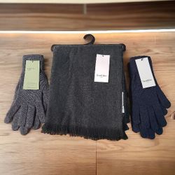 Mens goodfellow one size scarf and gloves 