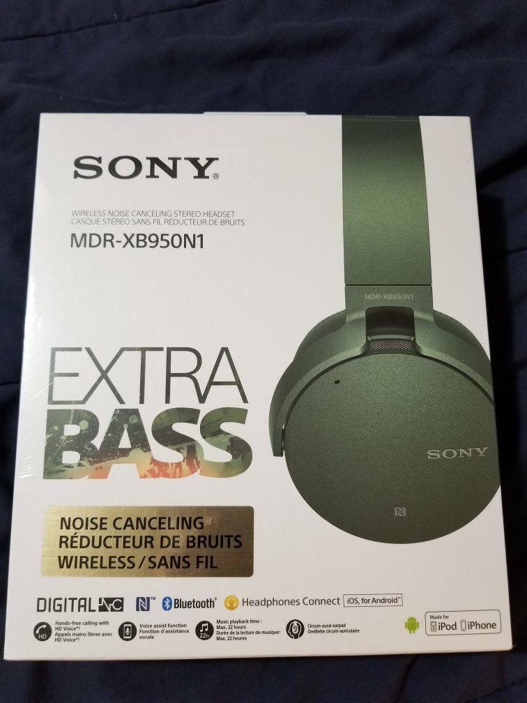 Sony MDR-XB950N1 Wireless Noise Cancelling Stereo Headset Headphones