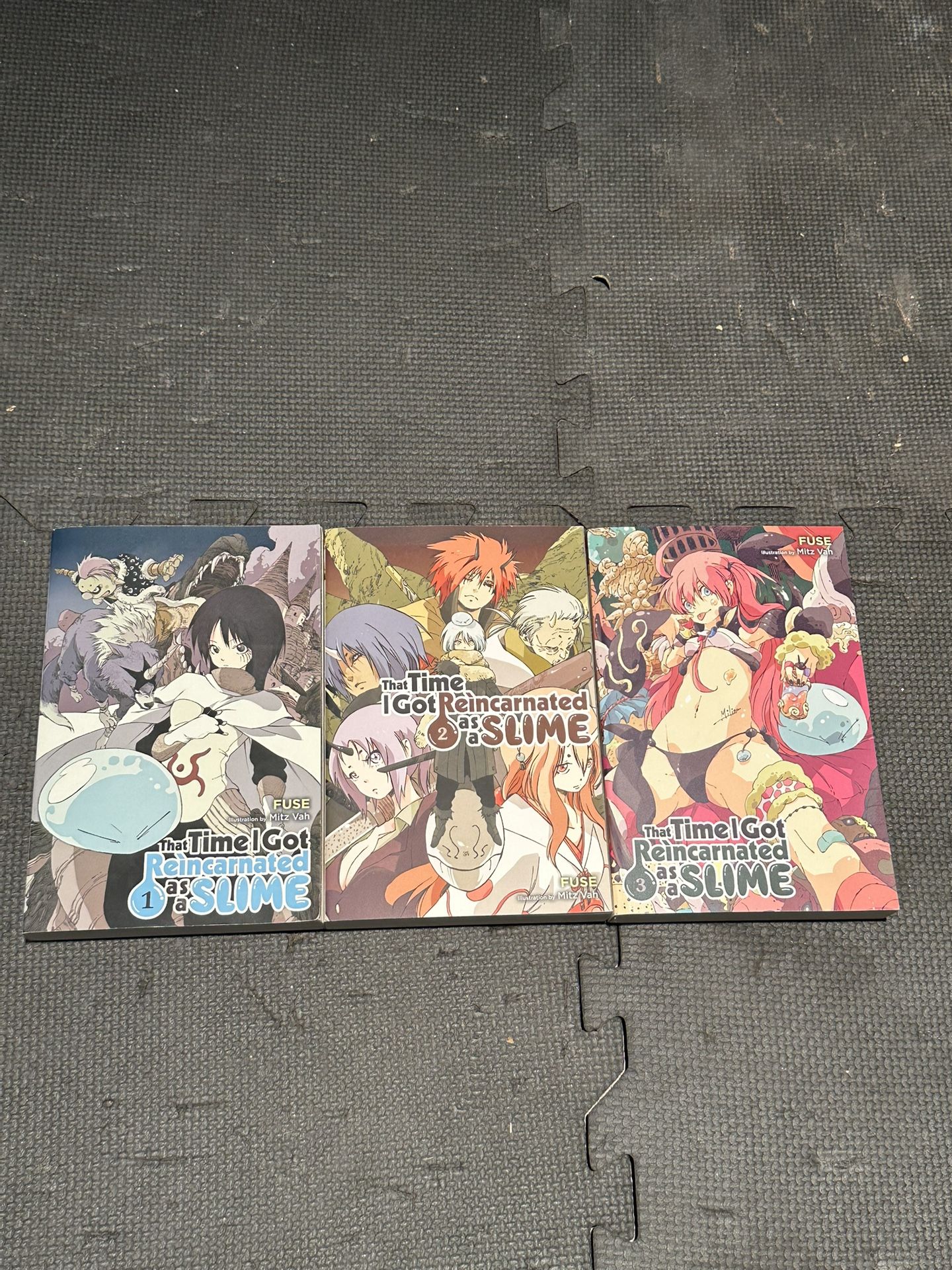 Time i got reincarnated as a slime light novel 1-3