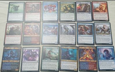 Magic the gathering 18 cards total