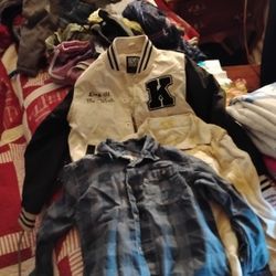 Boys Jacket And Flannel Shirts