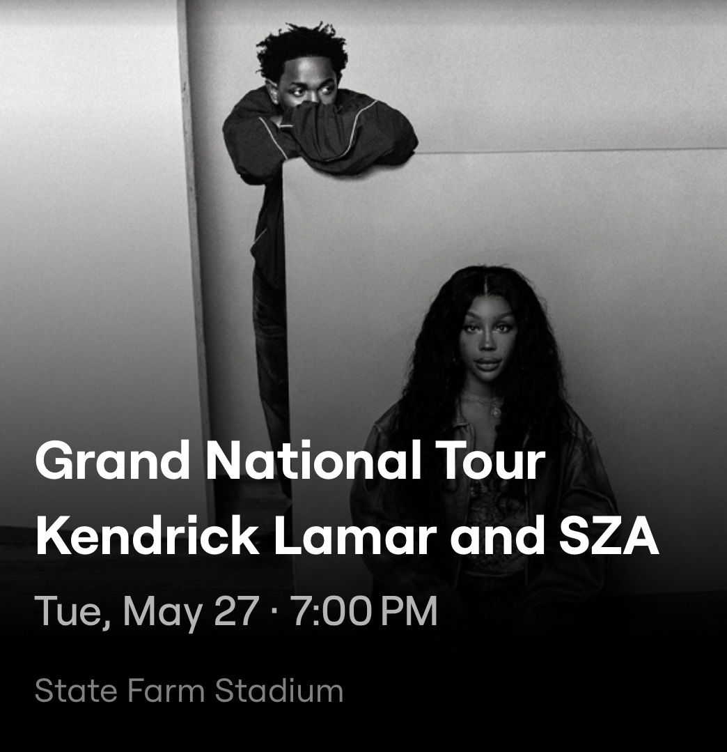 Kendrick Lamar & SZA Raffle tickets