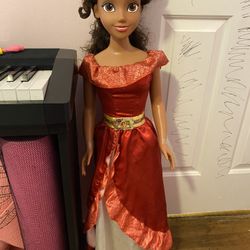 Kid size 38” Disney Elena of Avalor Barbie Doll