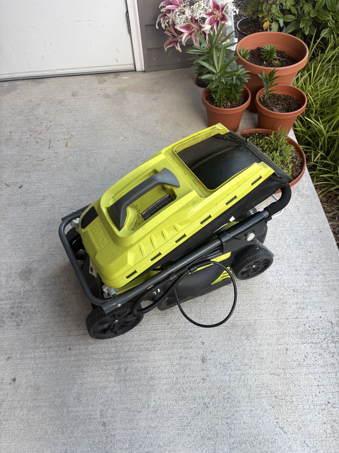 Ryobi Corded Lawnmower
