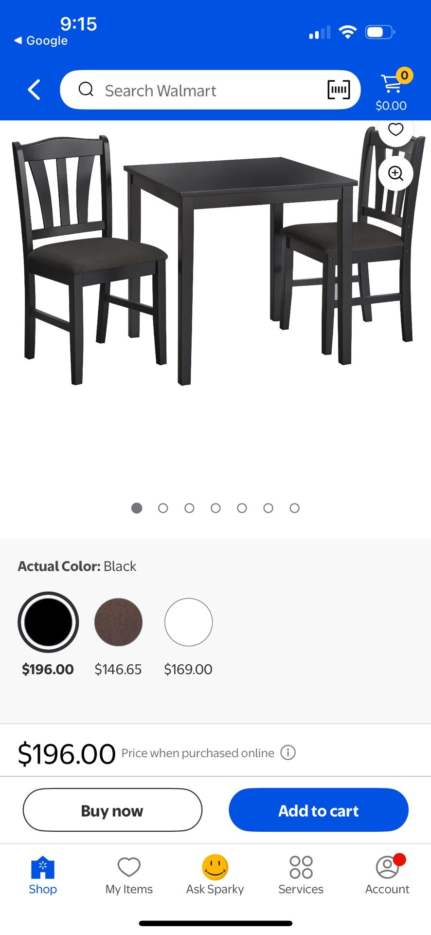 Miscellaneous furniture pieces