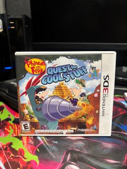 Nintendo 3DS Phineas and Ferb Quest for Cool Stuff with manual