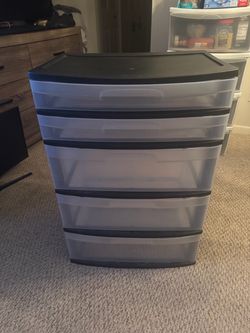 Plastic 5 drawers