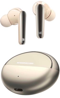 Brandnew N-Lite 203 AirLinks Wireless Earbuds, Bluetooth 5.3 Headphones HiFi Stereo, Wireless Earphones with HD Clear Call, 30H Playback, Touch Contro