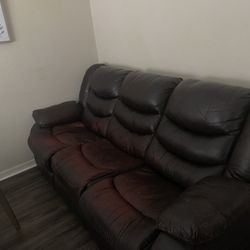 Need Gone ASAP MOVING Couch & Love seat - Reclines