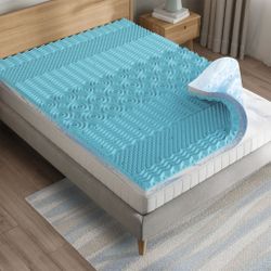 Brand New Boyd Sleep 4” Cooling Gel & Copper Memory Foam Topper – In Box