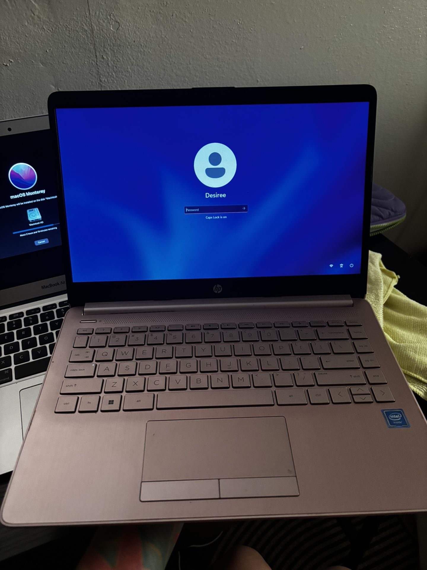 HP 14” Pink Laptop