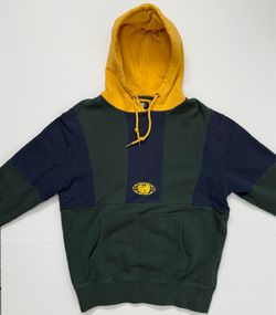 🔴Wu-Wear Hoodie Size Large Wu-Tang Green Yellow Sweater Rza Gza