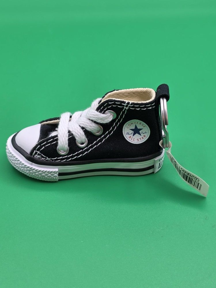New Converse Chuck Taylor All Star Key Chain Ring Black