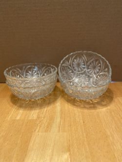 Vintage 4- Individual Salad/Fruit/Dessert/Dip Bowl