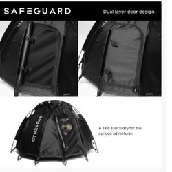 Dog/cat/pet Tent Black