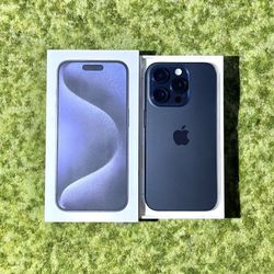 iPhone 15 Pro | 128GB | Blue Titanium | Factory Unlocked