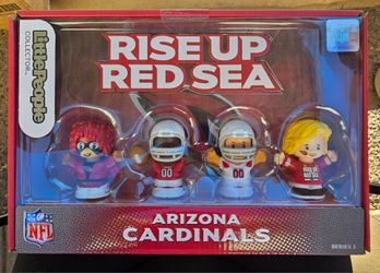 Little People Collectors NFL Arizona Cardinals Rise Up Red Set