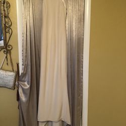 100% Silk Wedding Dress Size 4