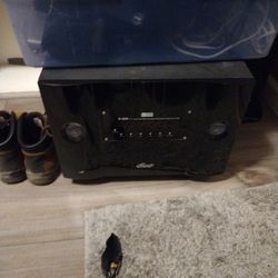 Genesis Subwoofer And Receiver And Radio