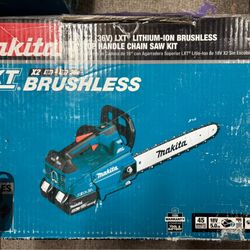 Makita LXT 16” 18V X2 Brushless Battery Top Handle Chain Saw (Tool-Only) READ DESCRIPTION