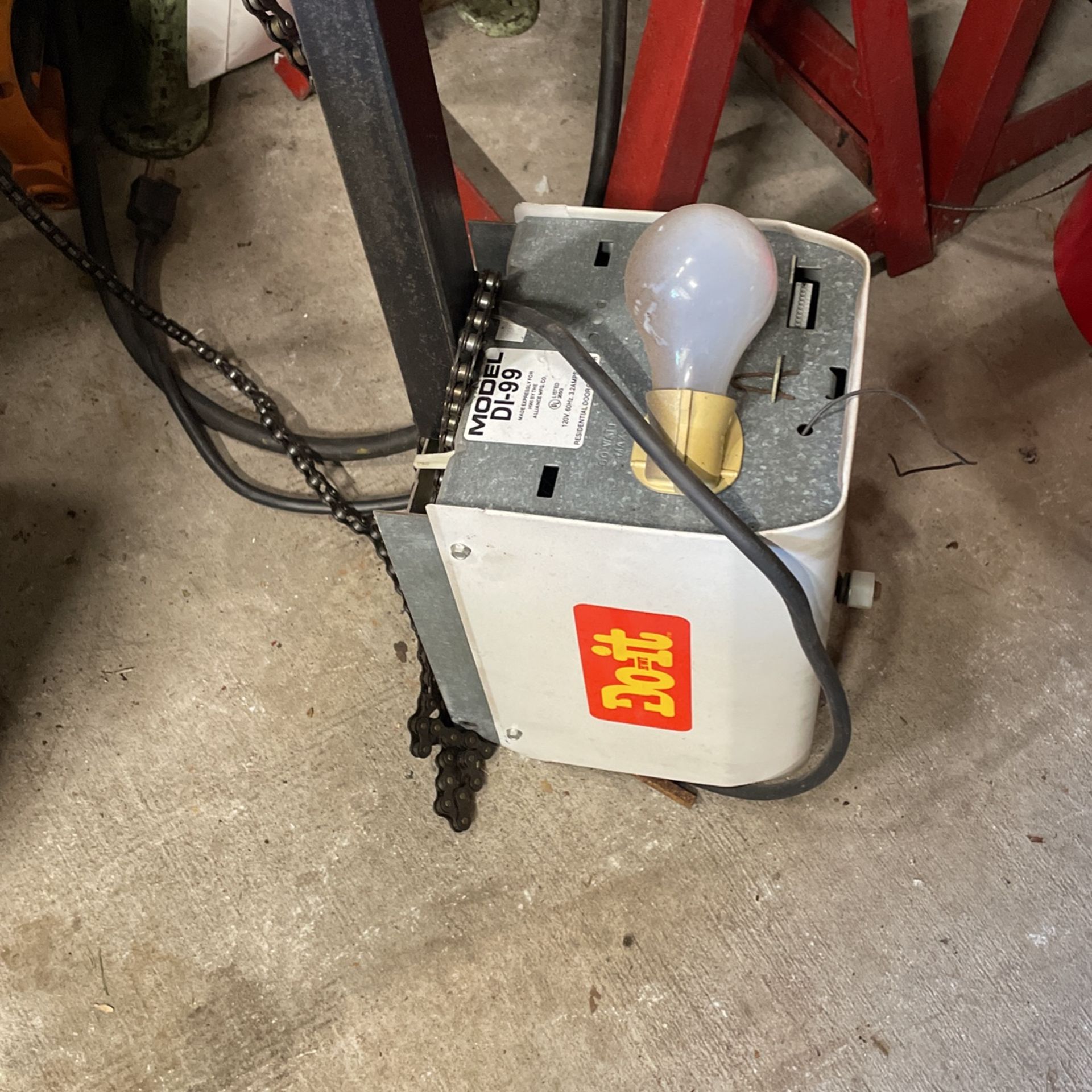 Do It Garage Door Opener With Cordless Remote