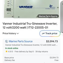 Vanner 12 Volt It12 Pure Sinewave Inverter