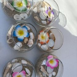 Summer Luau Party Centerpieces 