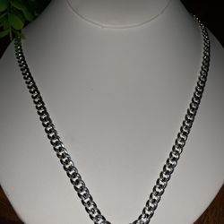 New Sterling .925 Silver Gauge Flat Curb Chain, 20”