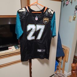 JACKSONVILLE JAGUARS LEONARD FOURNETTE BLACK GAME JERSEY

