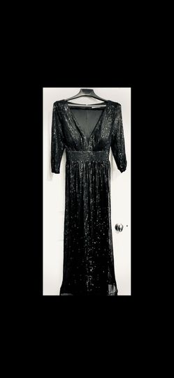 Black Sparkling Formal Dress