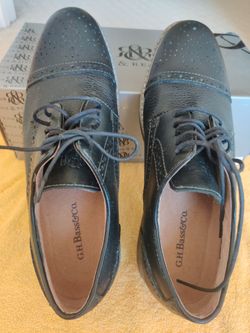 NEW G.H. Bass & Co. Leather Brogue Oxford Shoes