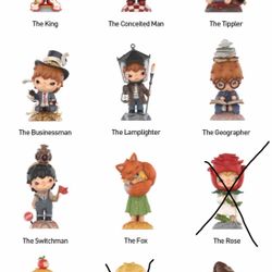 Hirono X le petit prince series figures