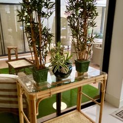 Great rattan Console 