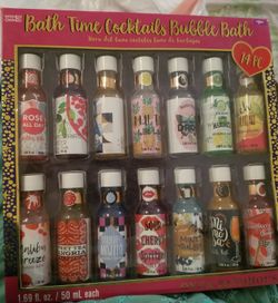 Bath time cocktails bubble bath