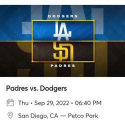 Padres vs. Dodgers (Wed)