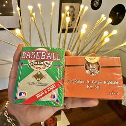 Awesome 👏🏼!! Sealed / New Baseball Card Boxes Including Cal Ripken Jr Box Set !