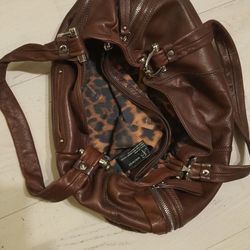 Leather Bags In Brown And Tan