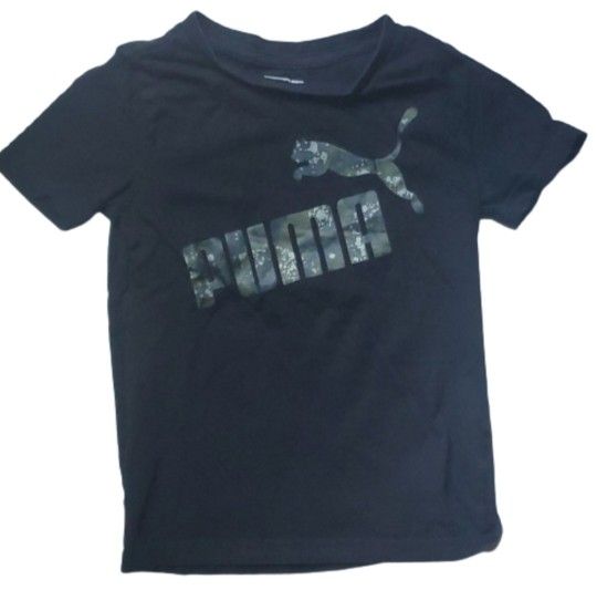 PUMA Black with Camouflage Logo Tshirt-6