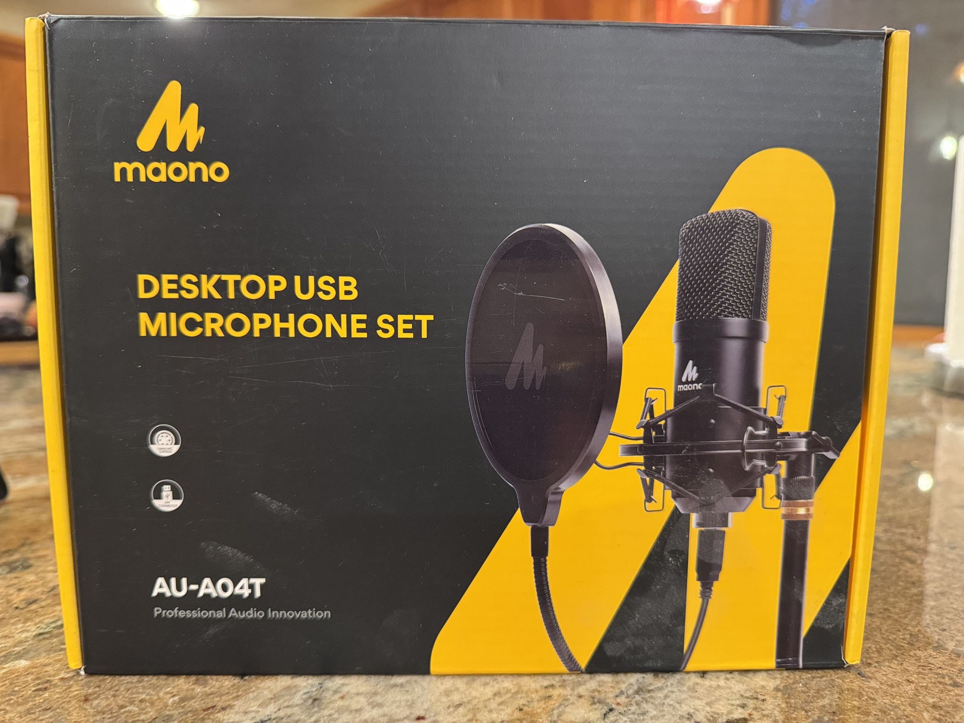 Desktop USB Microphone Set
