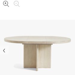 Cayman Round Pedestal Extendable Dining Table (48"-66")