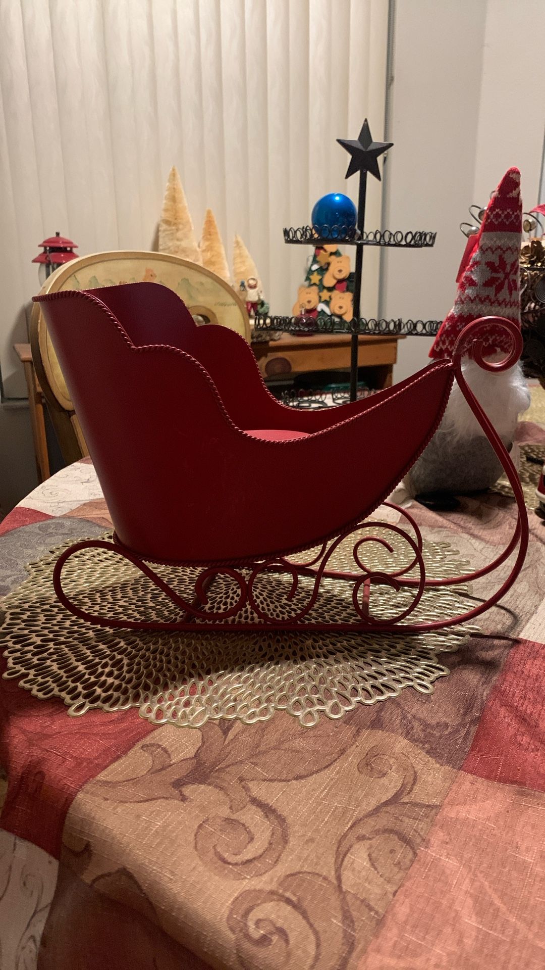 Christmas Santa Sleigh $5