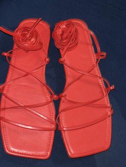Red Sandals