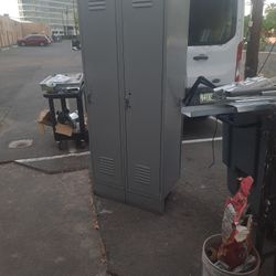 High school gym lockers set Of six