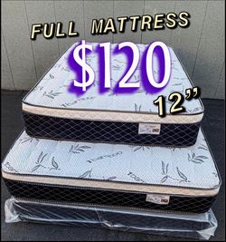 Full size pillow top mattress