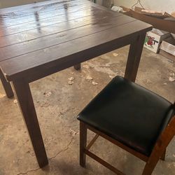 Dining Table And Three Chairs Set