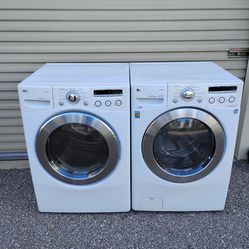 LG Dryer & Matching Washer Set - Front Load Steam