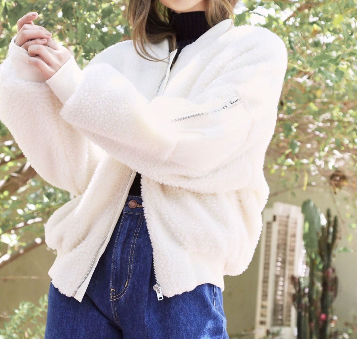 Oversized Sherpa Bomber