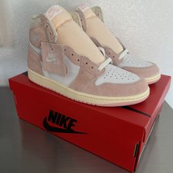 Jordan 1 High Washed Pink Size 10.5M/ 12W DS