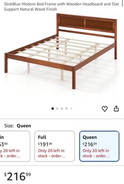Bed frame queen