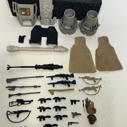Vintage All Original Kenner Star Wars Accessories And Parts Action Figure Toy 